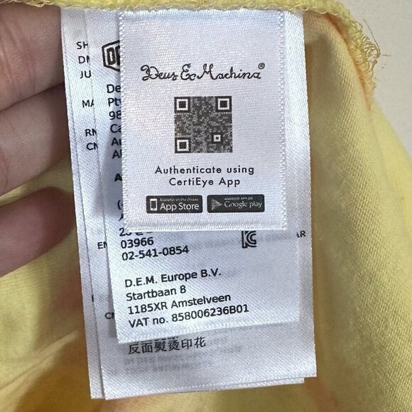 NWT Deus ex Machina Juxebox Tie Dye T-Shirt - Size: Medium - Picture 6 of 11